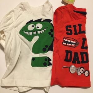 2 baby boy long sleeve T-shirt’s